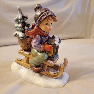 MI Hummel, Goebel Statue, Ride Into Christmas